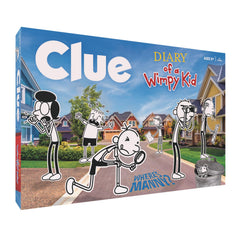 USAOPOLY Clue: Diary of a Wimpy Kid game board for immersive mystery play