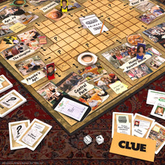 USAOPOLY CLUE Friends dice for dynamic turns and strategy.
