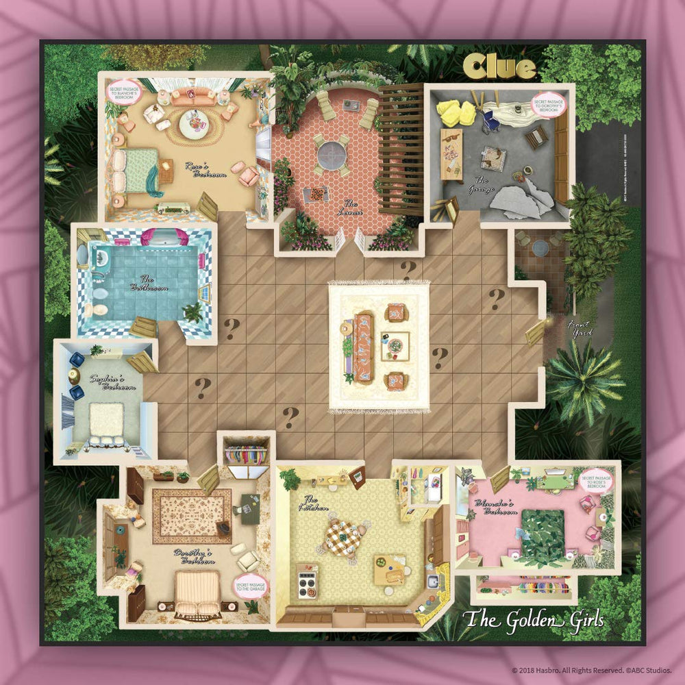 USAOPOLY Clue Golden Girls cheesecake clue element adds flavor to play
