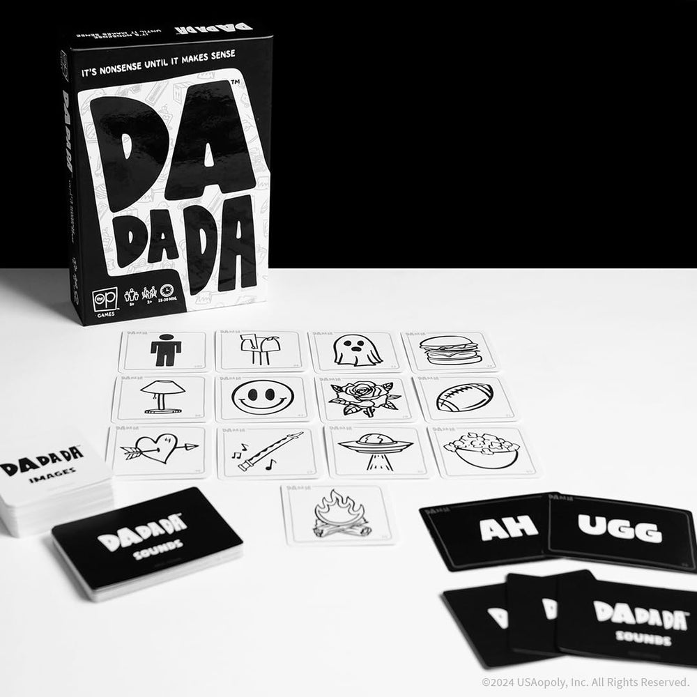 USAOPOLY Dadada play area captures table fun and energetic chatter.