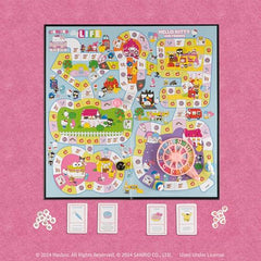 USAOPOLY Life Hello Kitty and Friends spinner wheel adds anticipation and quick decision moments.