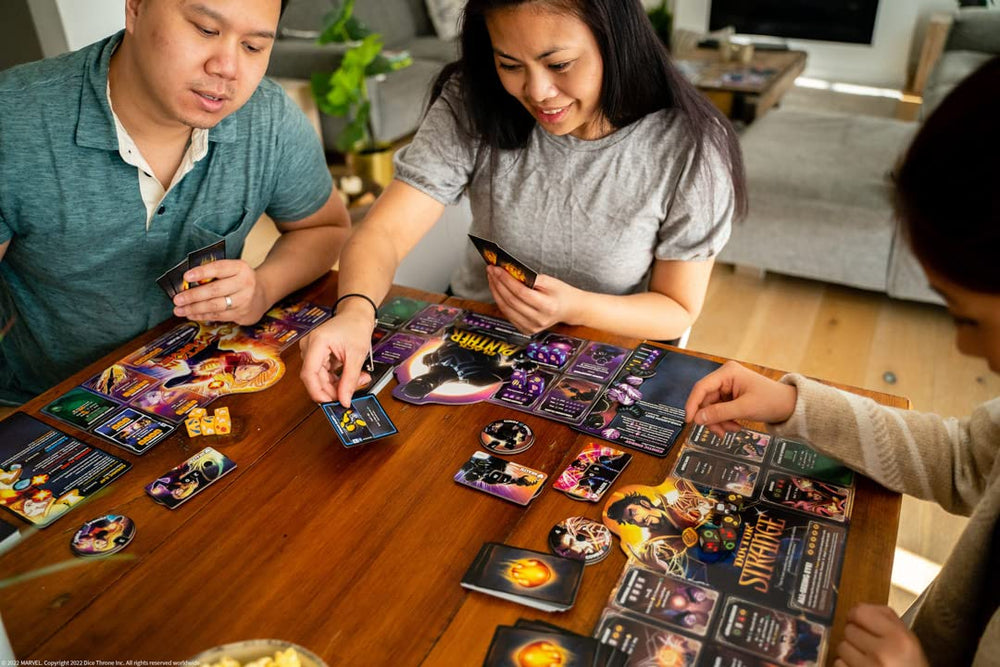 USAOPOLY Marvel Dice Throne combat points dials help track progress