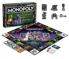 USAOPOLY Beetlejuice box art showcases licensed design for collectors