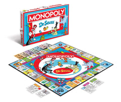 USAOPOLY Monopoly Dr. Seuss tokens featuring iconic characters for fun gameplay