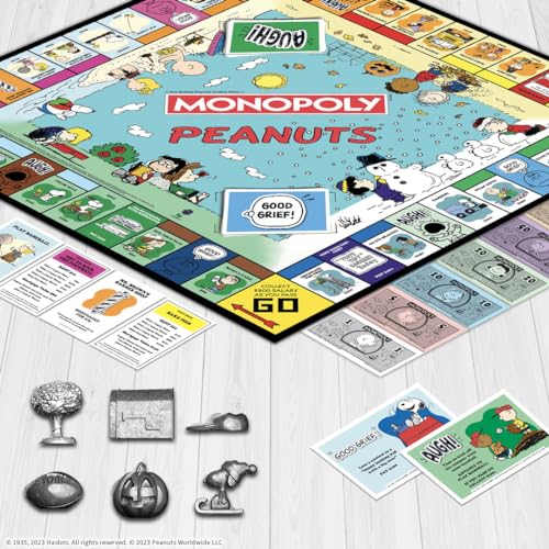 USAOPOLY Monopoly Peanuts Kite Eating Tree token creates playful moments.
