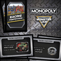 USAOPOLY Monster Jam crushed-car token captures arcade-style action.