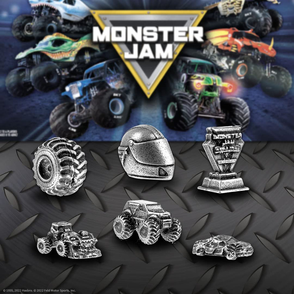 USAOPOLY Monster Jam scoopz token enhances player personalization.