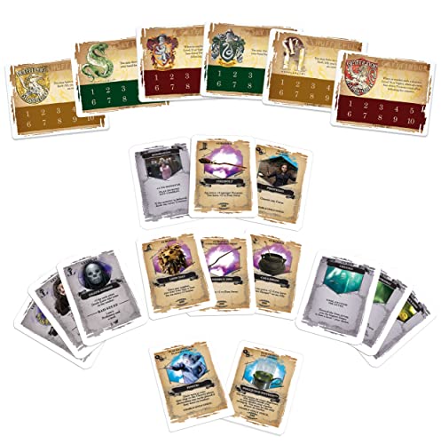 USAOPOLY Munchkin Harry Potter dice and cards encourage quick strategic decisions.