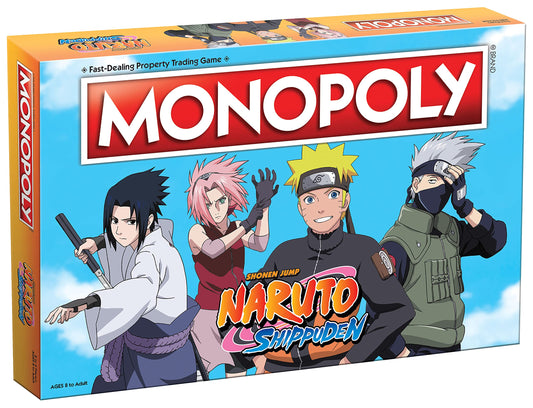 USAOPOLY Naruto Monopoly board for family game night