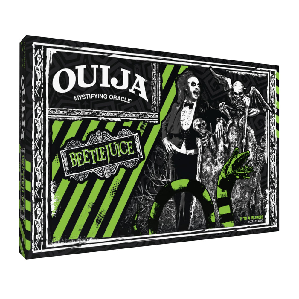 USAOPOLY Ouija Beetlejuice green planchette for themed sessions