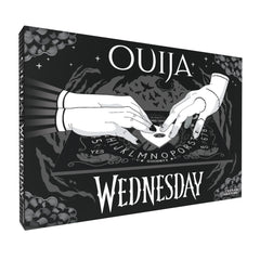 USAOPOLY Ouija: Wednesday glow board enhances spooky gatherings with luminous details.