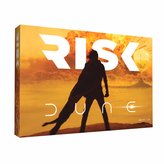 USAOPOLY Risk: Dune box art with desert campaign theme and dramatic visuals