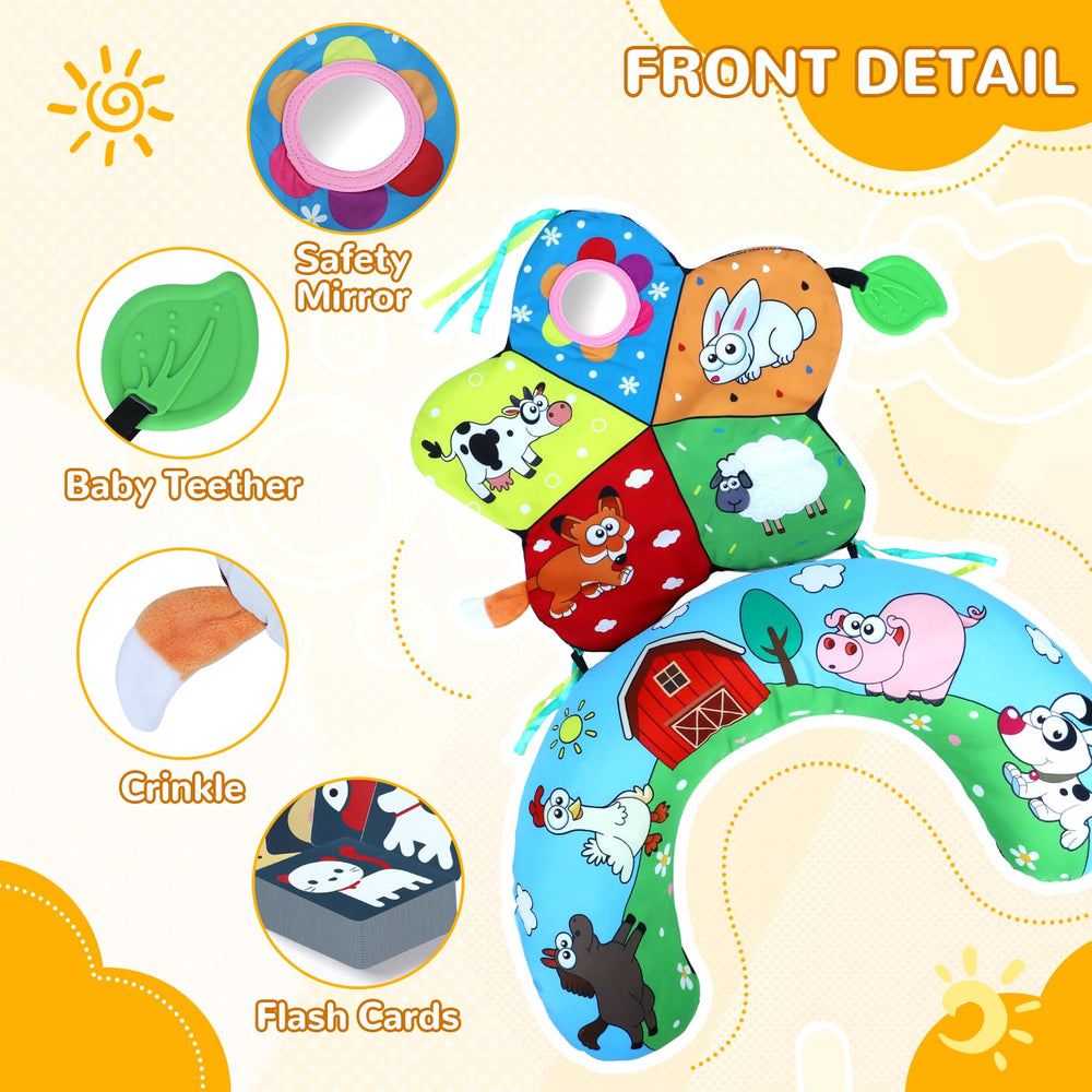 USATDD mirror toy encourages baby self-awareness during playtime.