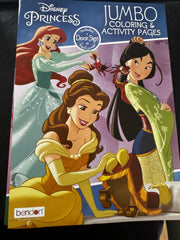 Useful Universe Disney Princess coloring book front cover sparks imaginative play.