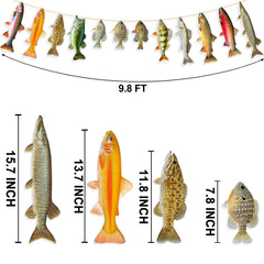 Ushinemi fishing party decor adds playful aquatic art to celebrations.