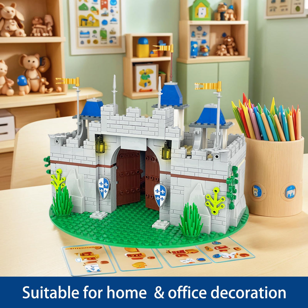 Usoway finished medieval castle scene, ready for imaginative play