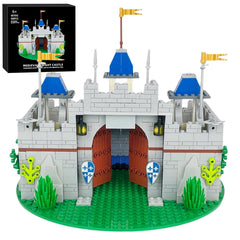Usoway medieval knight castle set box front, premium packaging for gifting