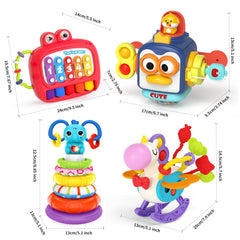Usrela Multi-Sensory-Toy with colorful textures and engaging sounds