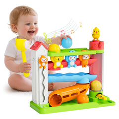 Ussybaby forest-track musical toy scene with lights enhances visual tracking and play