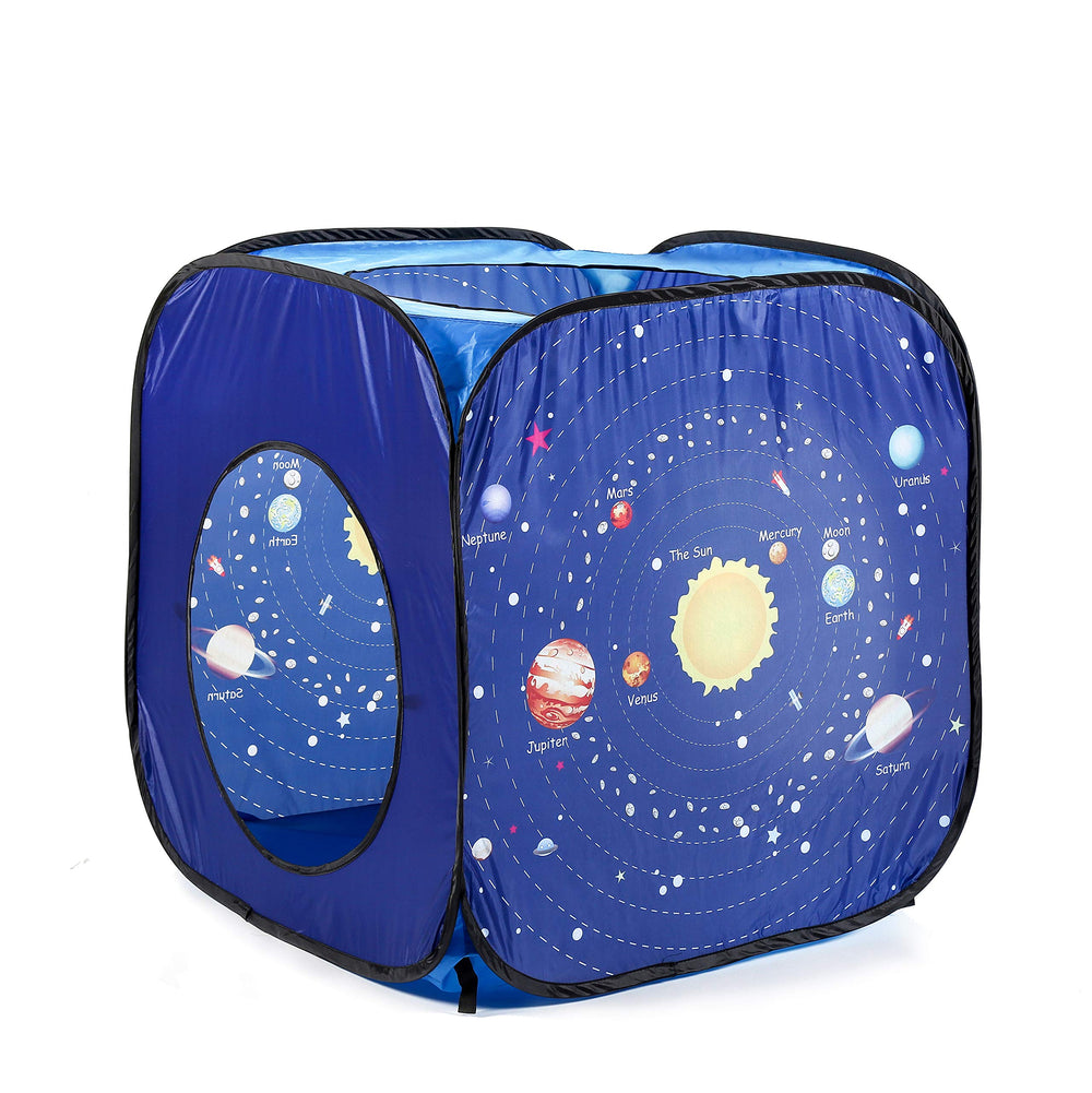 UTEX Space Astronaut pop-up tent solar system graphic sparks curiosity