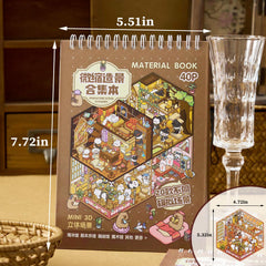 UTOUMON sticker room scenes ready for calm focus after work or school.