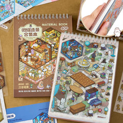 UTOUMON gift-ready sticker scene book ideal for birthdays and creative gifting.