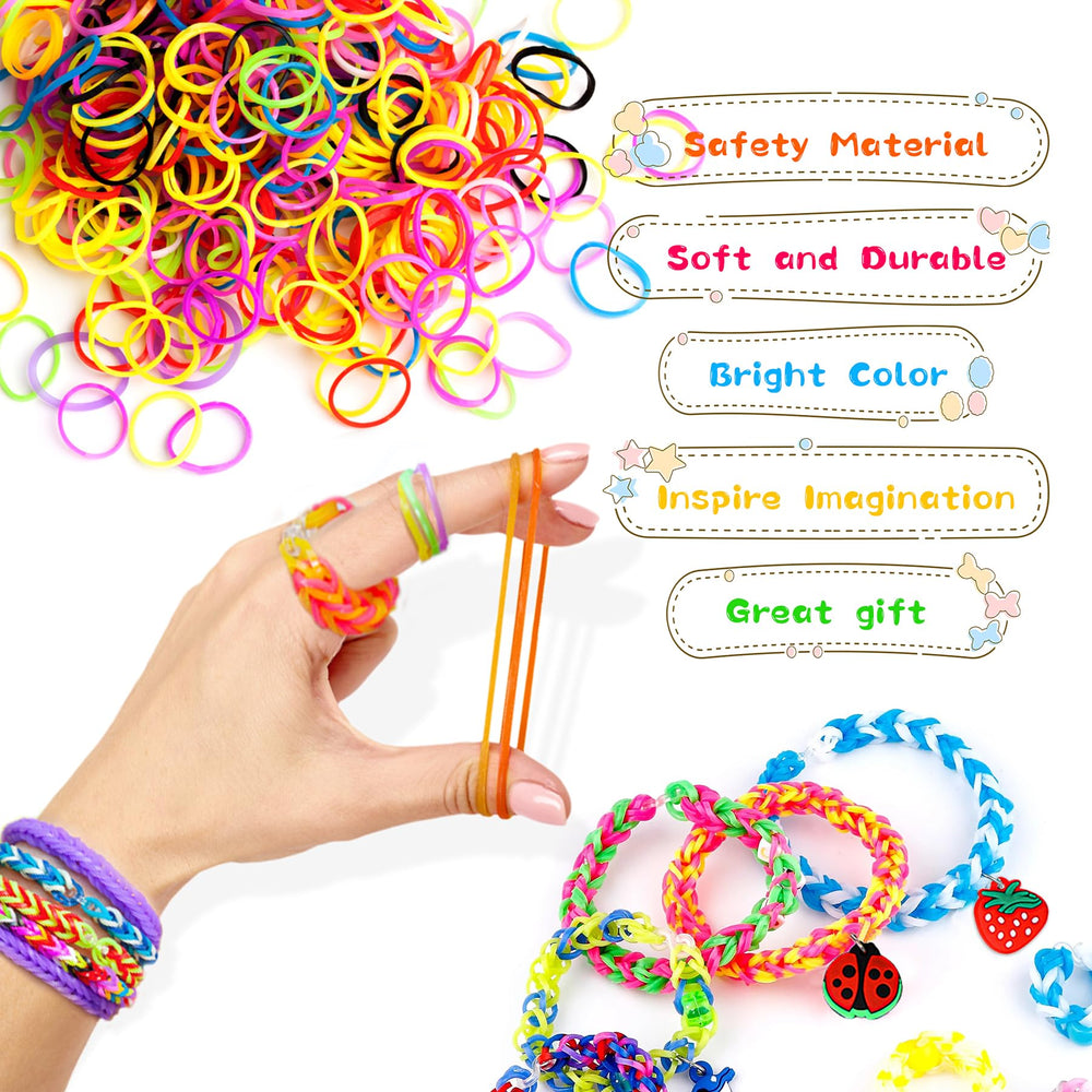 UUEMB crochet hooks and weaving tools for precise beadwork.