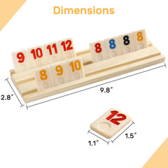 uvcany Rummy Cube ideal for family game nights with kids and adults.