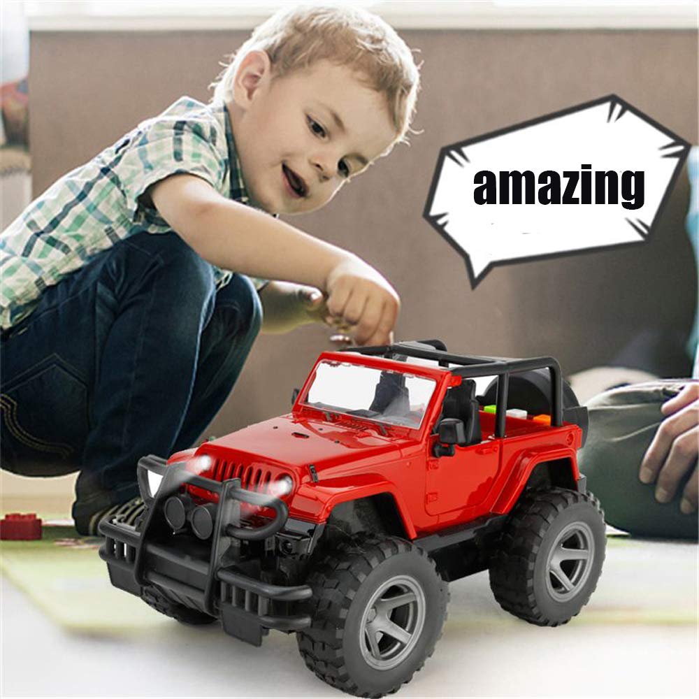 UXRPTU car toy 1:16 wheels in motion for friction-powered action