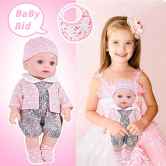 UZIDBTO doll accessories pack including hat, bib, and socks for everyday styling