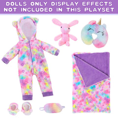 UZIDBTO unicorn style pillow enhances imaginative play during bedtime