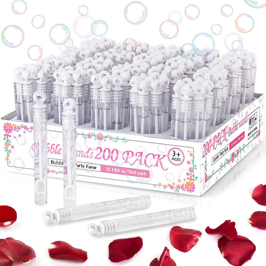 Uzoxlsn mini bubble wand white 4.2-inch for playful outdoor celebrations.