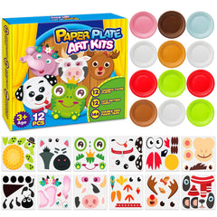 V-Opitos animal paper plate craft elephant fosters creativity and cooperative projects.