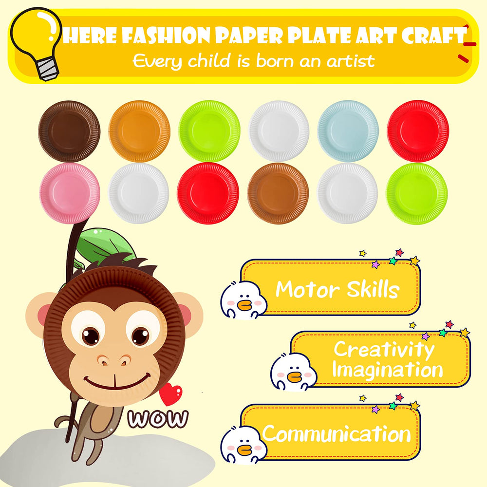 V-Opitos animal paper plate craft ladybug adds color to quiet-time crafting and imagination.