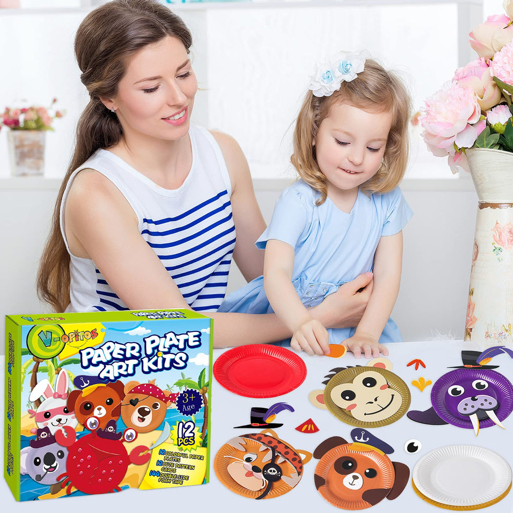 V-Opitos chicken plate craft encourages mindful, hands-on creativity for kids.