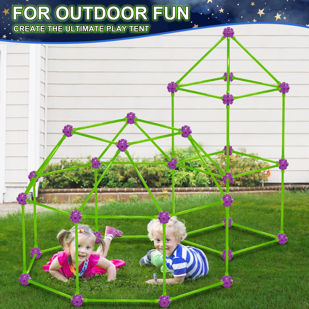 V-Opitos click-connection design keeps forts sturdy.