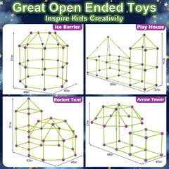 V-Opitos tunnels and play tent create cozy hideouts.