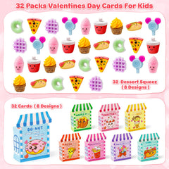 V-Opitos Valentines Sundae card design ideal for party favors.