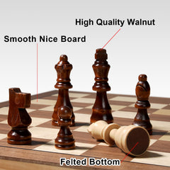 Vahome compact storage keeps your chess set organized at home