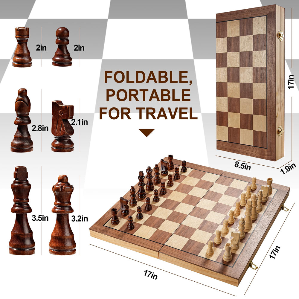 Vahome magnetic chess pieces stay in place during play