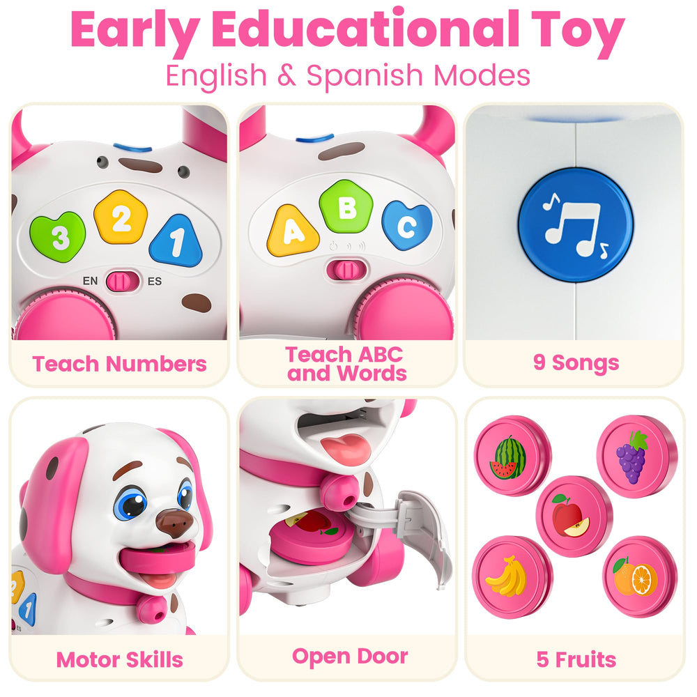 Vahome Puppy Toy features safe ABS construction and oversized buttons