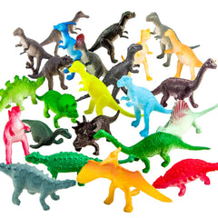 ValeforToy 82-piece dinosaur set with T-rex for party favors and cake toppers