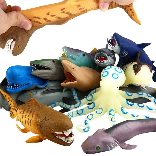 ValeforToy Shark 8 Inch Bath Toy β durable rubber design for safe tub play