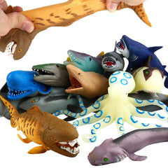 ValeforToy Shark 8 Inch Bath Toy — durable rubber design for safe tub play