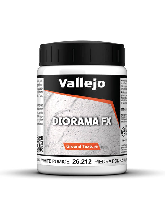 Vallejo Diorama FX Rough White Pumice texture for rugged diorama surfaces