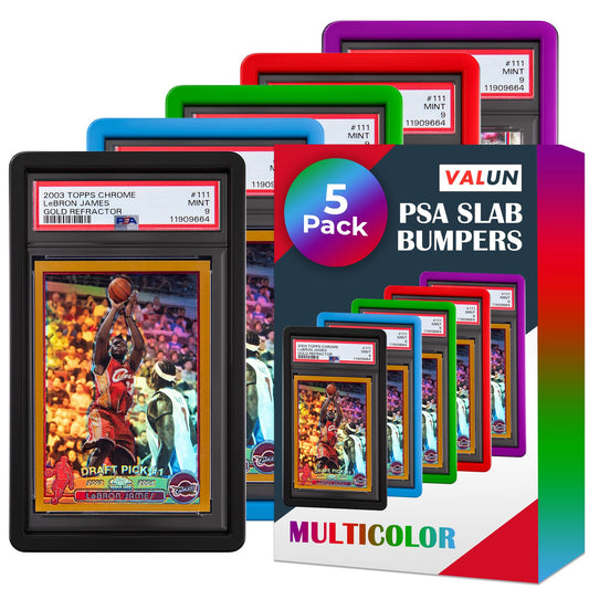 VALUN PSA Slab Bumper edge protection guards graded cards from drops and scuffs.