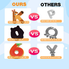 VAMOVISON magnets used on fridge, whiteboard, or blackboard for learning.