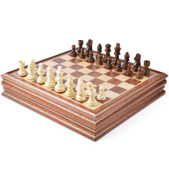 VAMSLOVE premium wood finish feels smooth during game sessions.