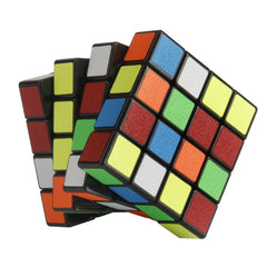 Family playing with the Vamslove 4x4x4 speed cube for shared puzzle fun.