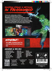 Box-open scene shot from Falconwood Files showcases accessible unboxing experience.
